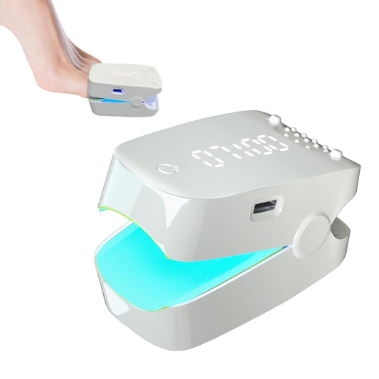 hanvate Nail Fungus Cleaning Laser Device,Efficient Laser Treatment For Nail Fungus，LED Screen, Automatic Timer