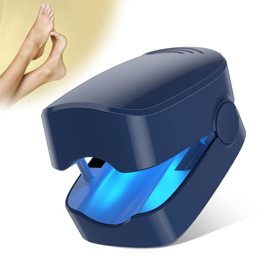 BORELTH Nail Fungus Laser Treatment LED Light Device, New Press Button-free Clip-on Design, Effective Convenient Nail Fungus Treatment for Toenails,Targets Damaged, Discolored and Thickened Toenails, Onychomycosis Buster